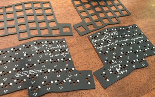 The PCBs are in